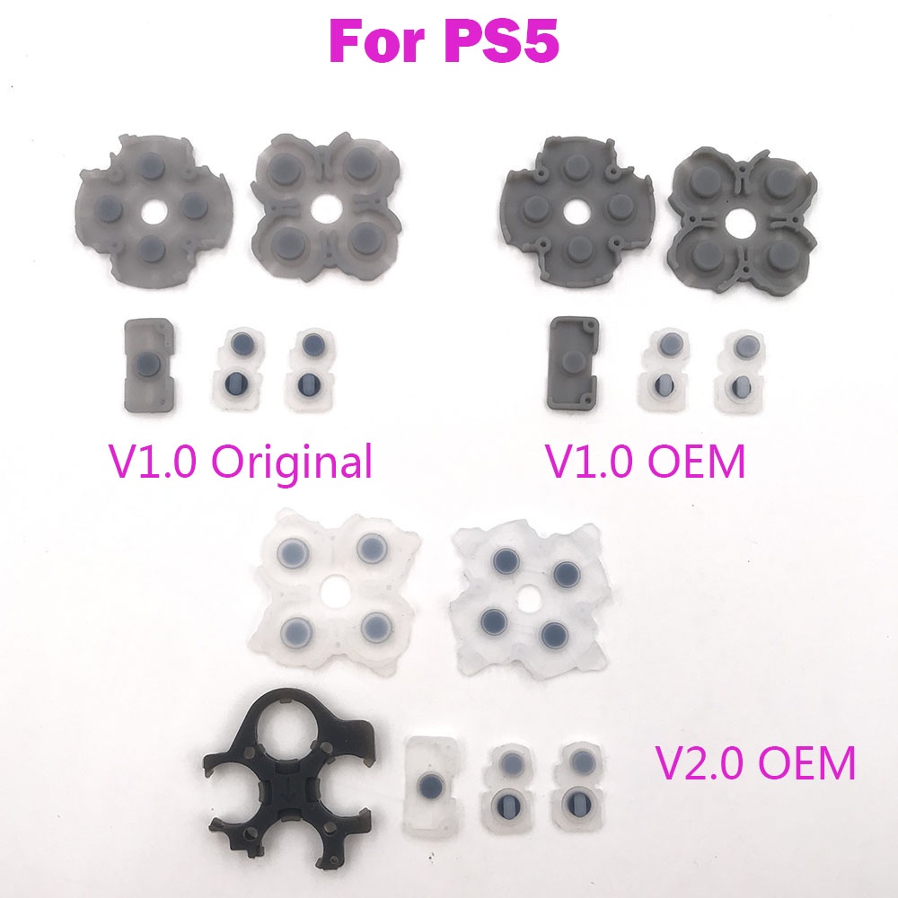 1 BỘ V1.0 V2.0 3.0 Cho Sony Playstation PS5 Cao Su Dẫn Điện L R Nút ...