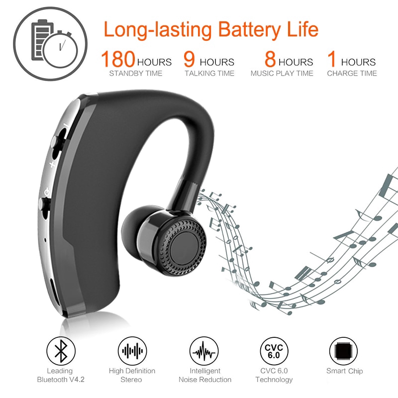 Ảnh Tai nghe Bluetooth kết nối không dây Vitog đeo một bên tai kiểu dáng công sở 4