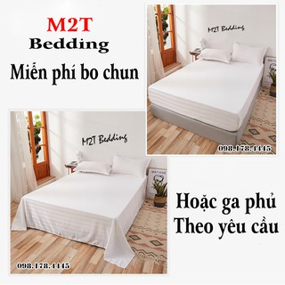 Bộ ga giường và vỏ gối 3F M2T Bedding - ga gối Khách Sạn, Nhà Nghỉ, Homestay chuyên dùng