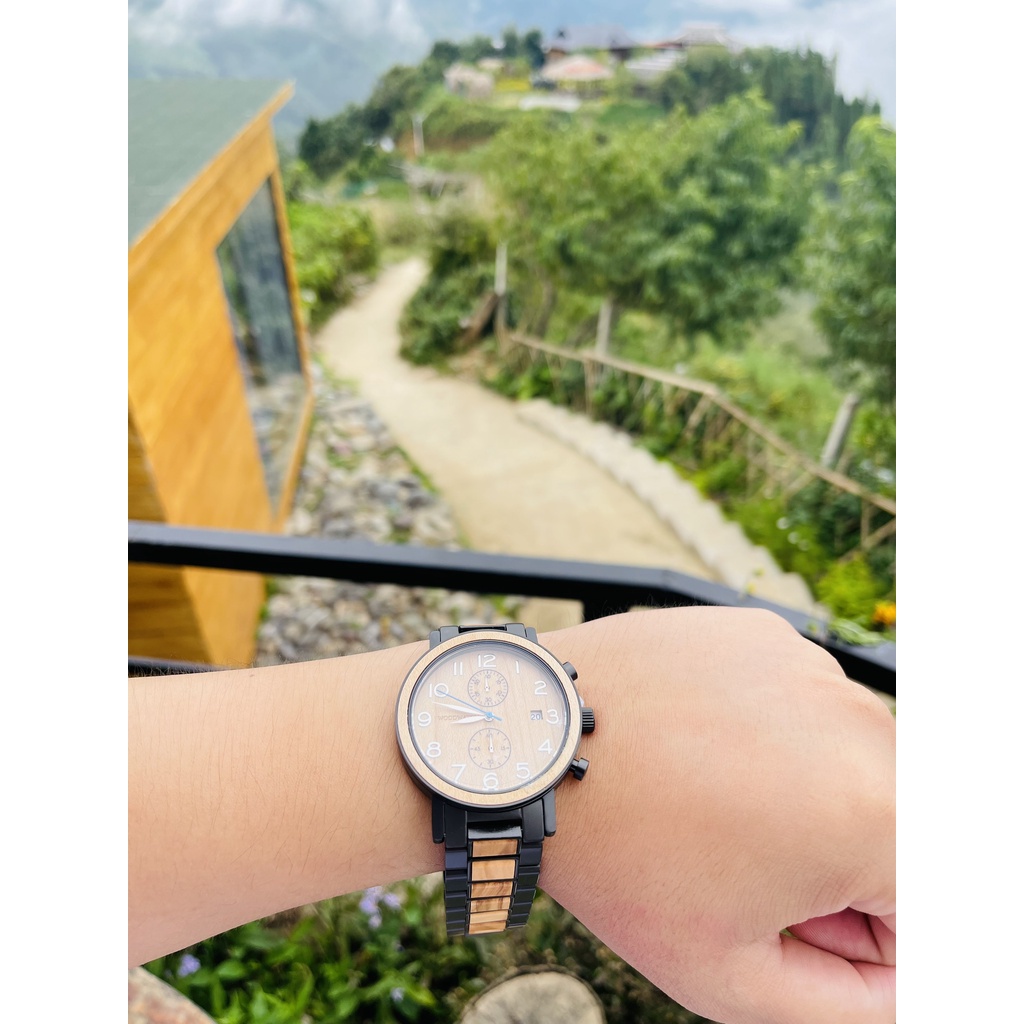Đồng hồ đeo tay nam vỏ gỗ WoodWatch GS20