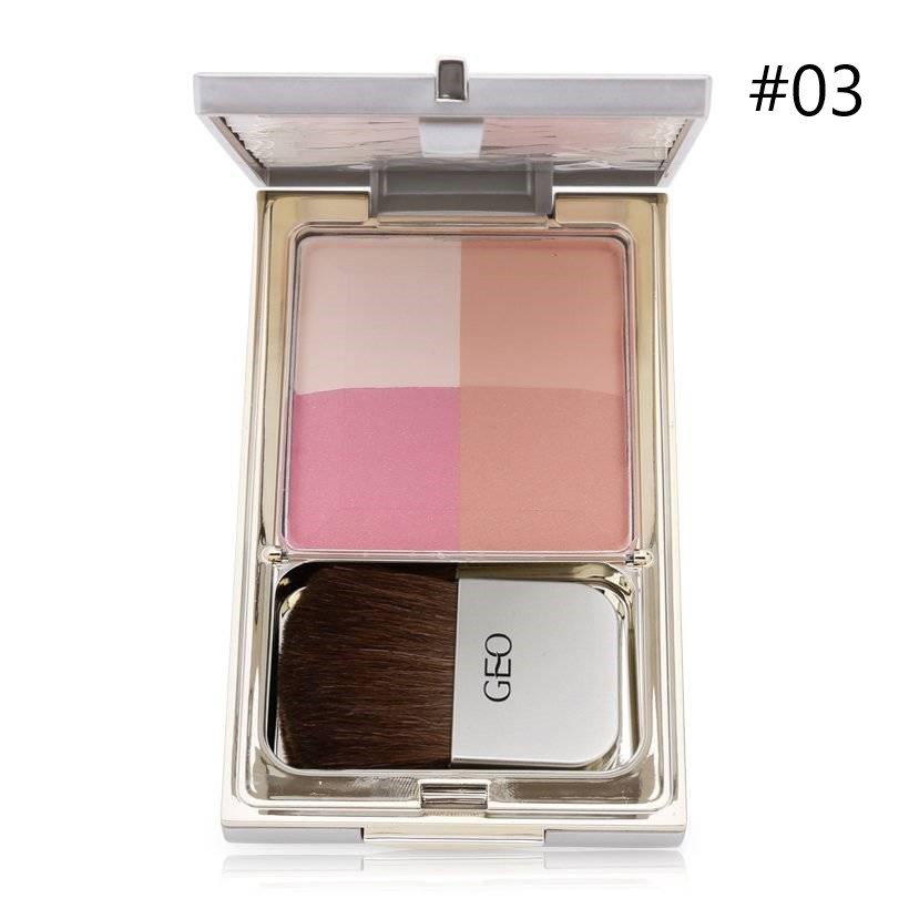 Ảnh Phấn má 4 màu Geo Soft Color Face Touch 4
