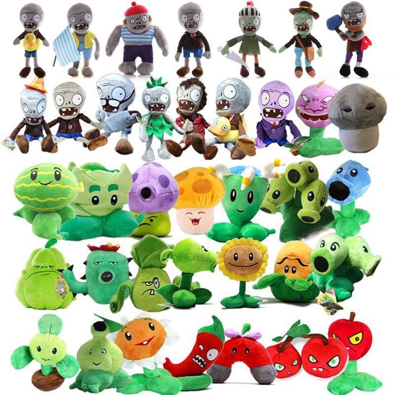Thực vật vs. ZOMBIES PVZ Mềm Đồ Chơi Nhồi Bông Hoạt Hình Mềm Mại Sang Trọng Búp Bê Đồ Chơi Sang Trọng Búp Bê Xmas Cho Trẻ Em 30cm