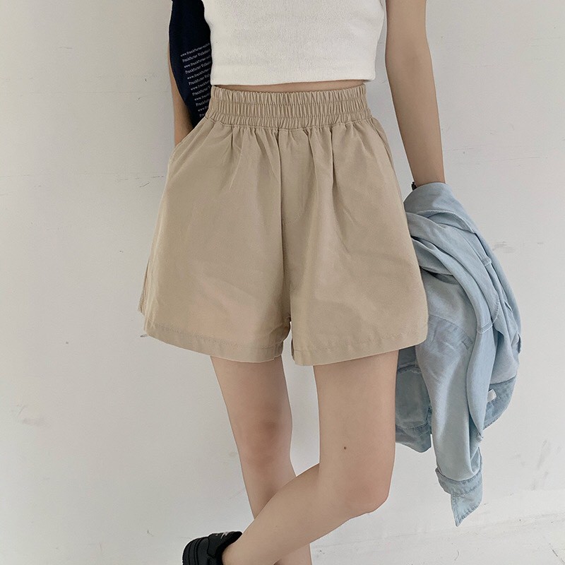 Ảnh Quần short nữ silive quần đùi nữ cạp chun phong cách trẻ trung 3