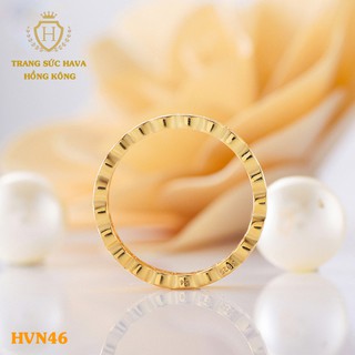 Nhẫn Nữ, Nam Kim Tiền May Mắn Tài Lộc Xi Mạ Vàng Non Cao Cấp (Có Hộp Nhựa) - Trang Sức Hava
