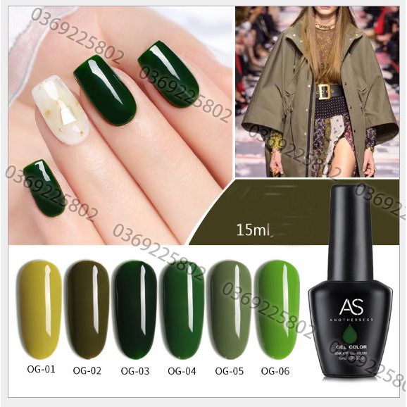Sơn gel AS set 6 màu OG