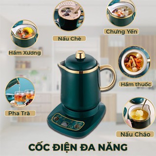 [HÀNG CAO CẤP] Cốc chưng yến, cốc hầm đa năng mini, nồi nấu cháo, hầm, hâm nóng, pha trà 500ml 600ml 800ml - CHÍNH HÃNG