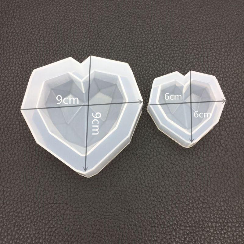 Khuôn silicon hình học tự làm trang sức tiện dụng