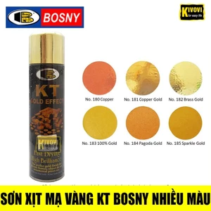 Xịt mạ vàng Bosny