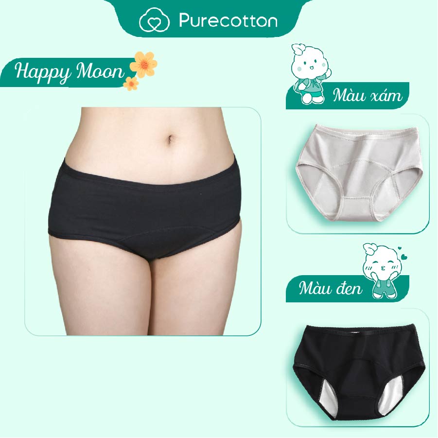 Ảnh Quần lót chống tràn nguyệt san BIGSIZE Purecotton chất liệu cotton cao cấp PC085 1