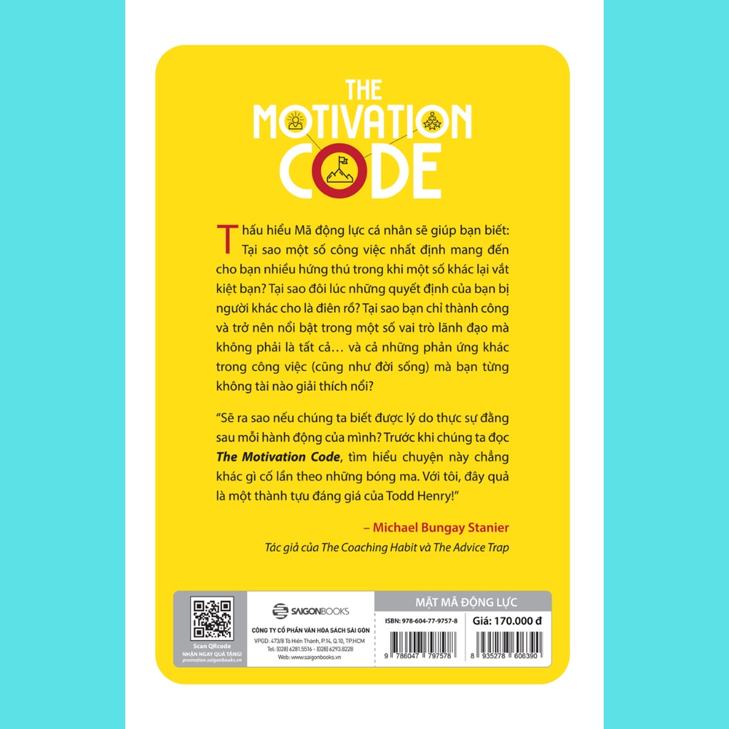SÁCH - Mật mã động lực (The Motivation Code) - Tác giảJoshua Miller, PhD , Rod Penner , Todd Henry , Todd W. Hall, PhD