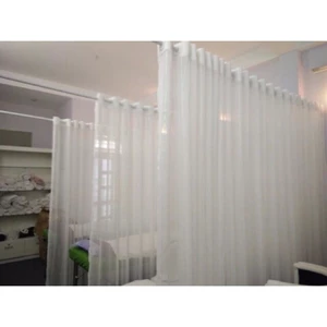 Rèm VẢI voan treo spa rộng 3m cao 2m7 đã khoen lỗ sẵn.