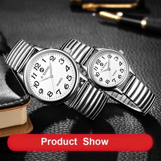 Dây Đeo Đồng Hồ Co Giãn Bằng Thép Không Gỉ 12mm 14mm 16mm 18mm 20mm