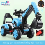 Xe cẩu điện trẻ em cỡ lớn, có thể di chuyển tiến lùi, điều chỉnh cần múc  phù hợp cho bé 2-6 tuổi — ảnh 4