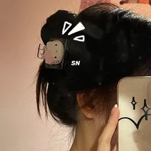 Kẹp móng vuốt mèo thời trang Cô gái hoạt hình dễ thương, Cá tính quỷ nhỏ, Kẹp tóc ở mặt sau đầu, Phụ kiện tóc