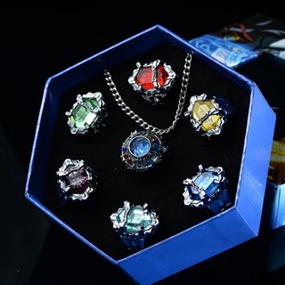 7Pcs/Set Fashion Jewelry Rings Katekyo Hitman Reborn Vongola Anime Alloy Rings