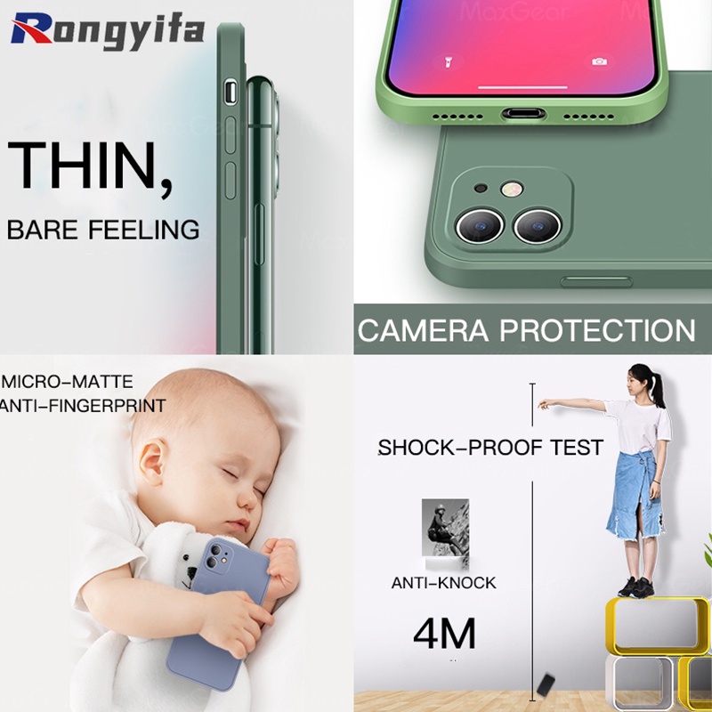 Ốp điện thoại silicon dẻo màu trơn cổ điển sang trọng cho Realme X7 Q2 Pro V5 7 5G V3 Q2i XT X2 X