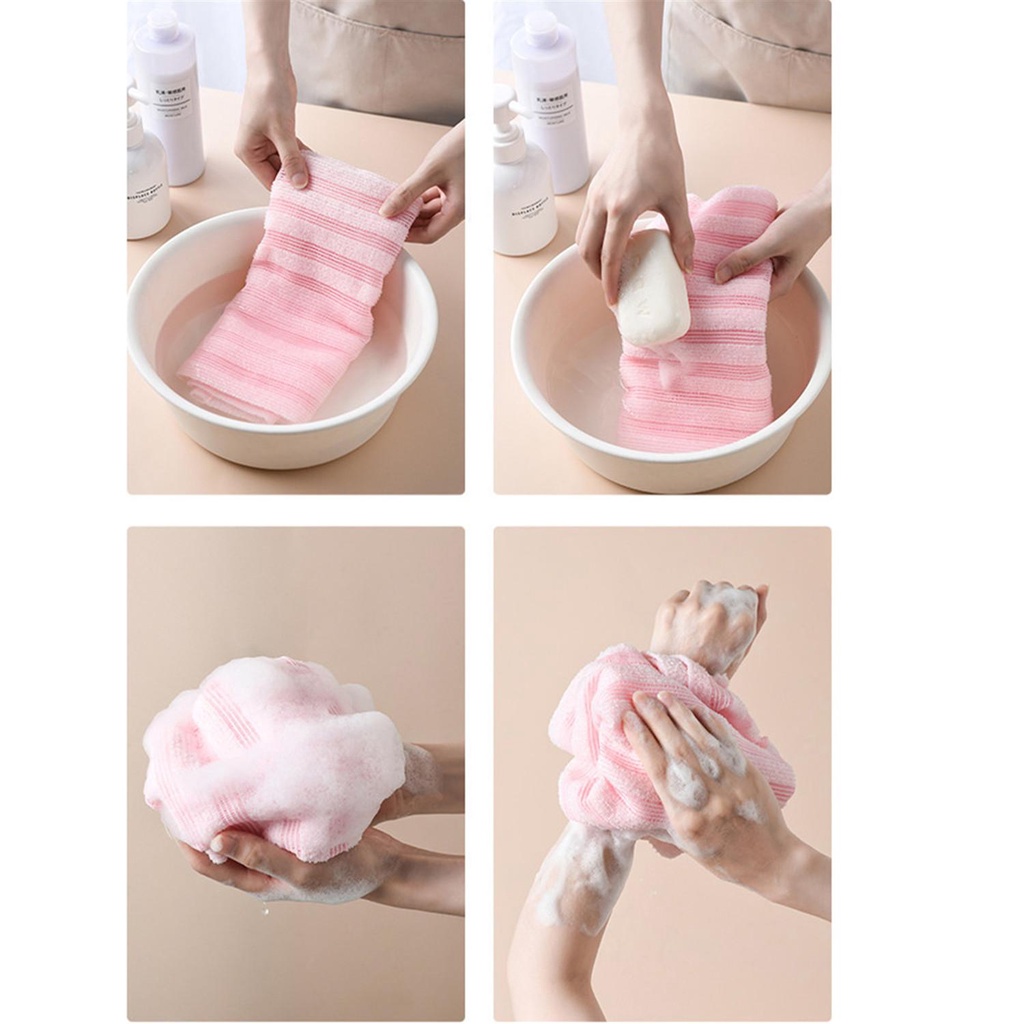[Vận chuyển nhanh] Máy chà sàn lưng SIMPLEAID Da mịn màng Tẩy rửa toàn thân Khăn lau Massage