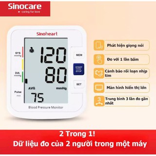 Máy đo huyết áp bắp tay tự động giọng nói tiếng việt bản mới loại tốt bảo hành 5 năm