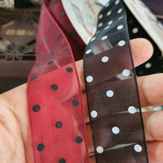 Ruy băng voan chấm bi bản 2,7cm