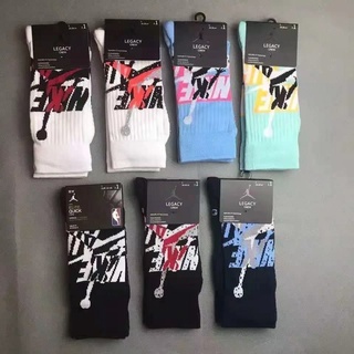 NBA Airman AJ logo Lớn Thường Ngày Thoáng Khí Thể Thao Elite Dày Khăn Đáy Chuyên Nghiệp Thiết Thực Chiến Đấu Bóng Rổ Tất Thể Thao