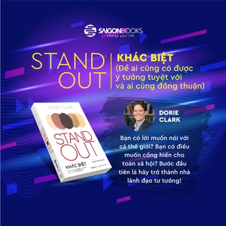 Sách - Stand Out - Khác biệt - Tác Giả Dorie Clark