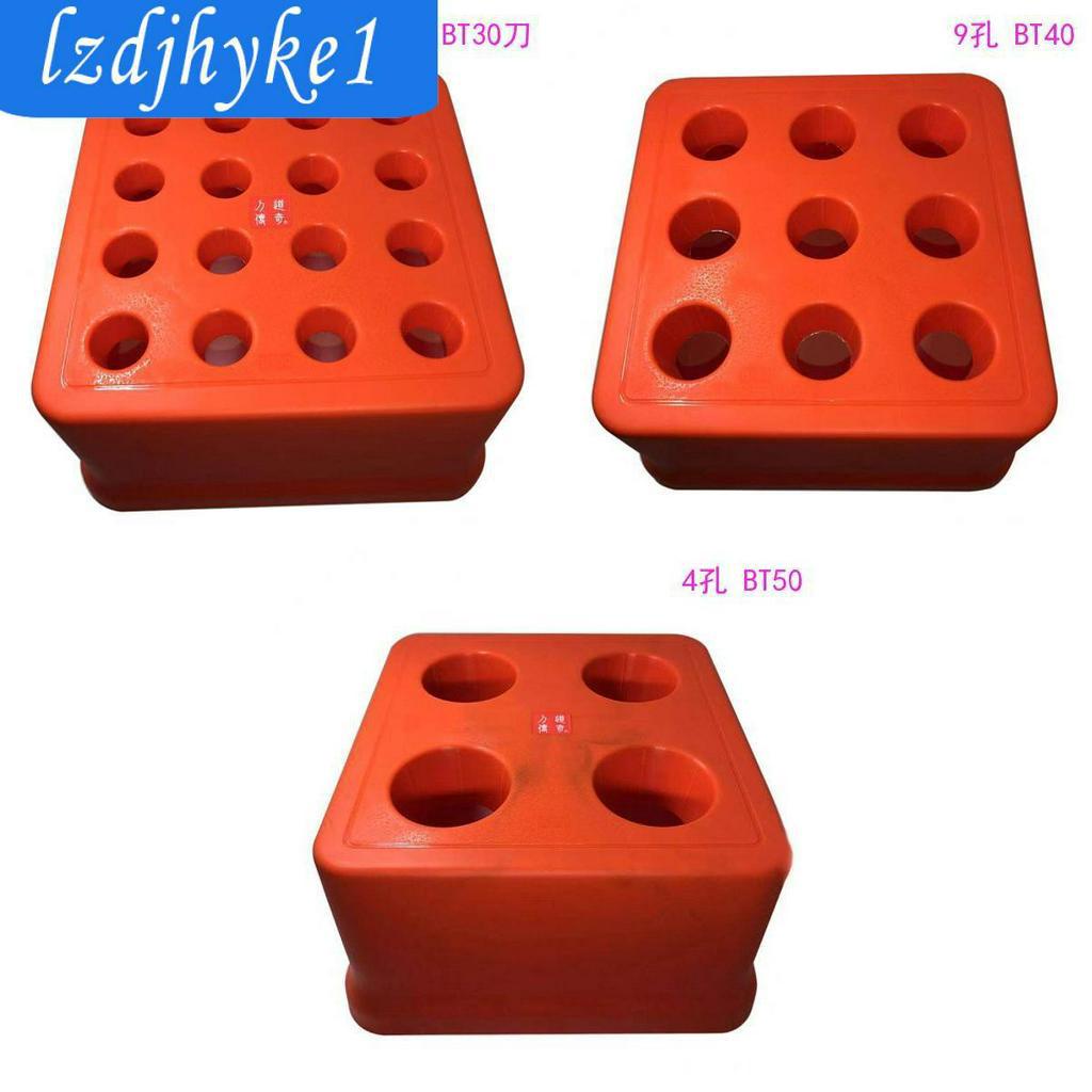 [Lzdjhyke1] Hộp đựng dụng cụ BT30 PP 4 / 9 / 16 Lỗ cho các bộ phận CNC