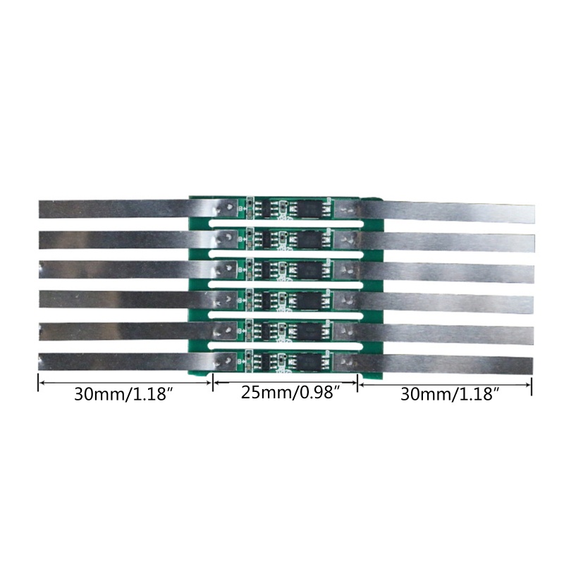 Bộ 10 bảng mạch bảo vệ pin lithium 3.7V 3A BMS dành cho 1s 18650