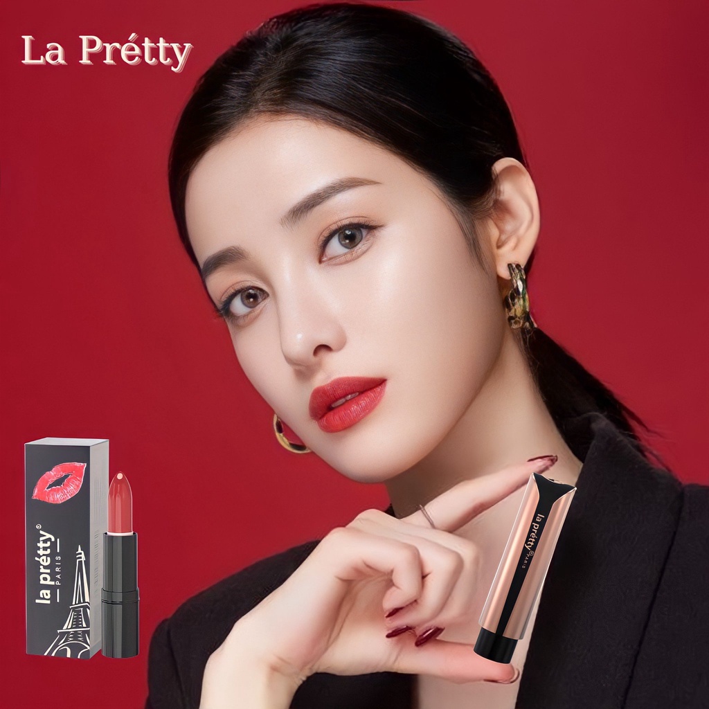 [Giá Sỉ] SON LÌ 2IN1 La Pretty Son thỏi có lõi dưỡng LaPretty