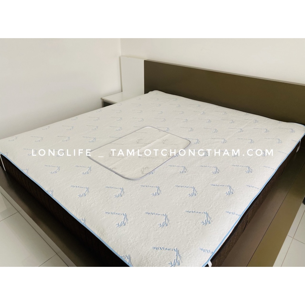 Ảnh Tấm lót chống thấm cho người già LONGLIFE size giường 1,2x2m - 1,4x2m - 1,6x2m - 1,8x2m - 2,2x2m 1