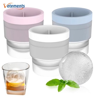 Khuôn Làm Đá Hình Tròn Lớn 6CM Bền Bỉ Cho Nhà Bếp
