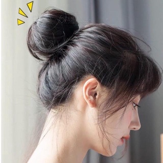 Búi tóc giả củ tỏi Cao dây rút tiện lợi (có ảnh, clip thật) cao cấp HaminStore