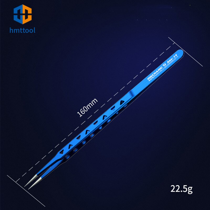 Mechanic aac-14 8-hole heat-dissipating tweezers, kéo dài và dày cao-độ cứng nhíp được sử dụng để sửa chữa điện thoại di động