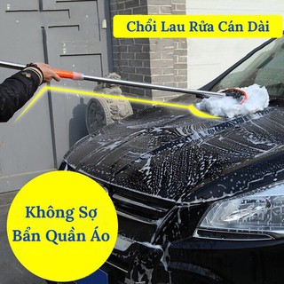 Cây Lau Rửa Xe Ô Tô Cán Dài Lông Mềm – CHỔI DÀI
