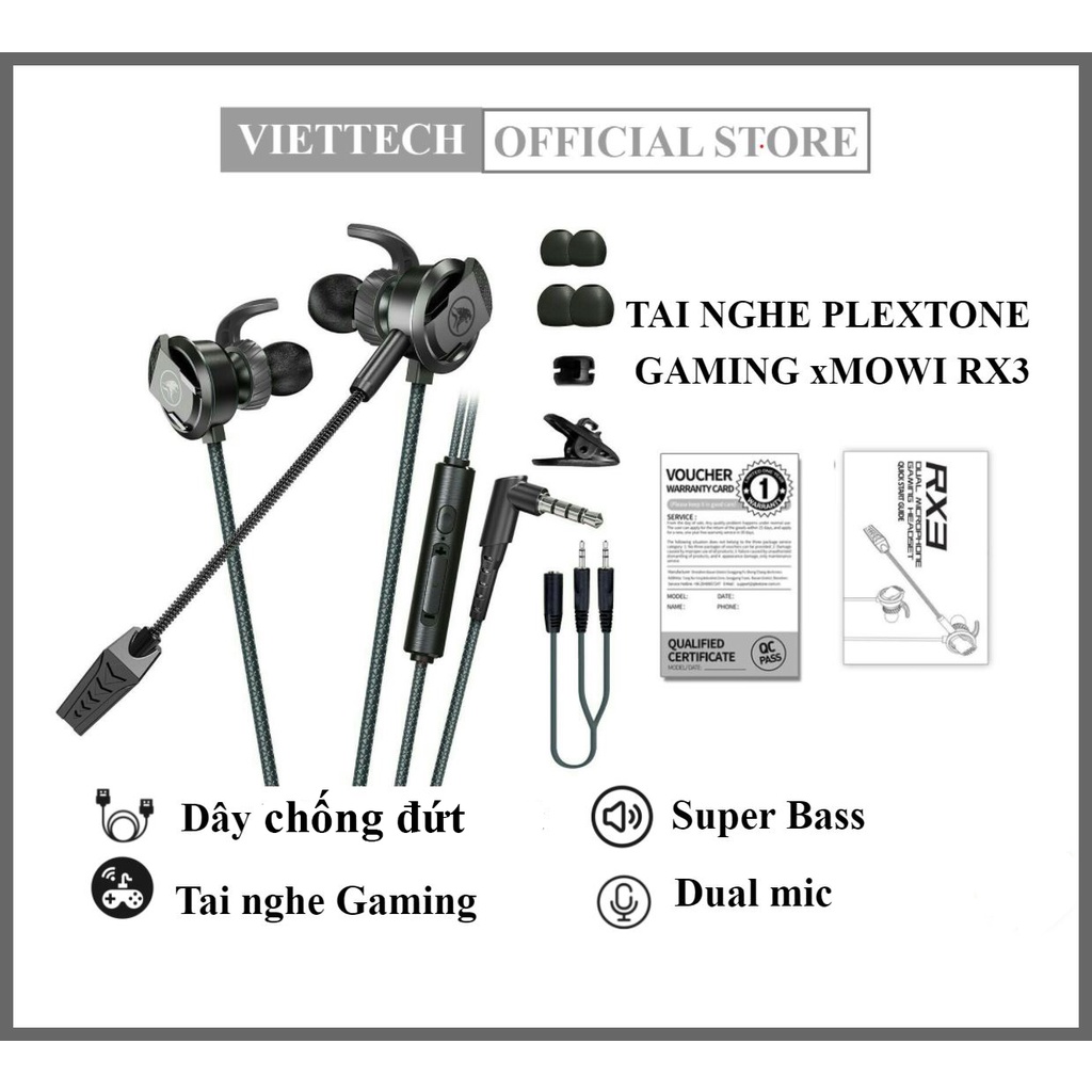 Tai nghe gaming Có Mic Rời xMOWI RX3 và RX3 Pro CyberPunk- Dùng Được ...