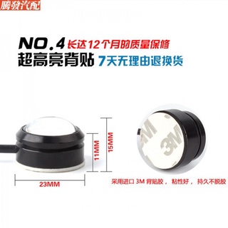 Xe tải ô tô 12v 24v Nhãn dán dính đục lỗ / Đèn mắt đại bàng dính công suất cao Đèn đảo chiều led chạy ban ngày