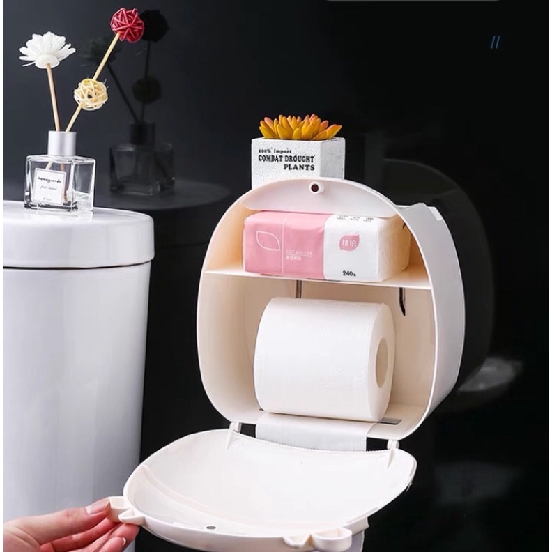 Hộp đựng giấy treo tường dễ thương