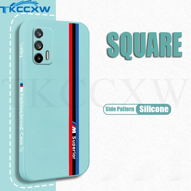 【Hàng Có Sẵn】Ốp Điện Thoại Silicon Mềm Hình Vuông In Thương Hiệu Tid Runway Bảo Vệ Máy Ảnh Cho Realme Q3s Q3t Q3s Q3i Q3 Pro Carnival GT Neo 2T Master