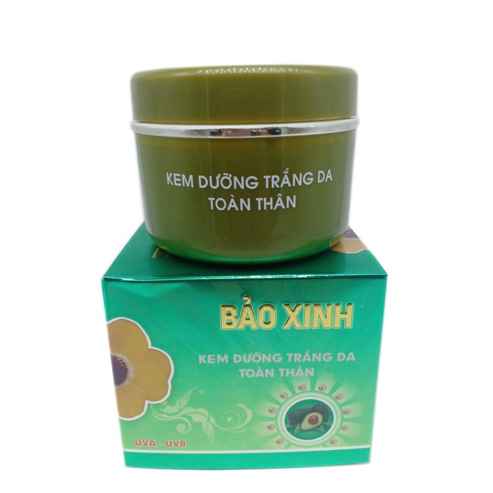 Kem body Trắng da toàn thân Bảo Xinh 80g (xanh lá)