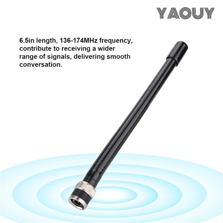 Apill V80 Cây Dầu VHF BNC Ăng Ten 136-174 MHz Cho ICOM IC-V8 IC-V80 IC-V82 IC-V85 IC-V80E Cầm Tay Rad