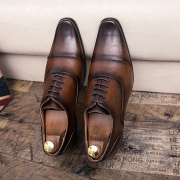 Giày công sở giày oxford giày da nâu cho nam giày trang trọng giày cưới giày công sở giày cưới nam giày trang trọng giày nam giày da nam giày da dành cho nam