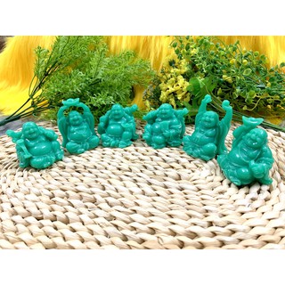 Bộ 6 tượng Phật Di Lặc Hoan Hỉ Tài Lộc Kim Tiền ( Size Lớn - Phật Ngồi )
