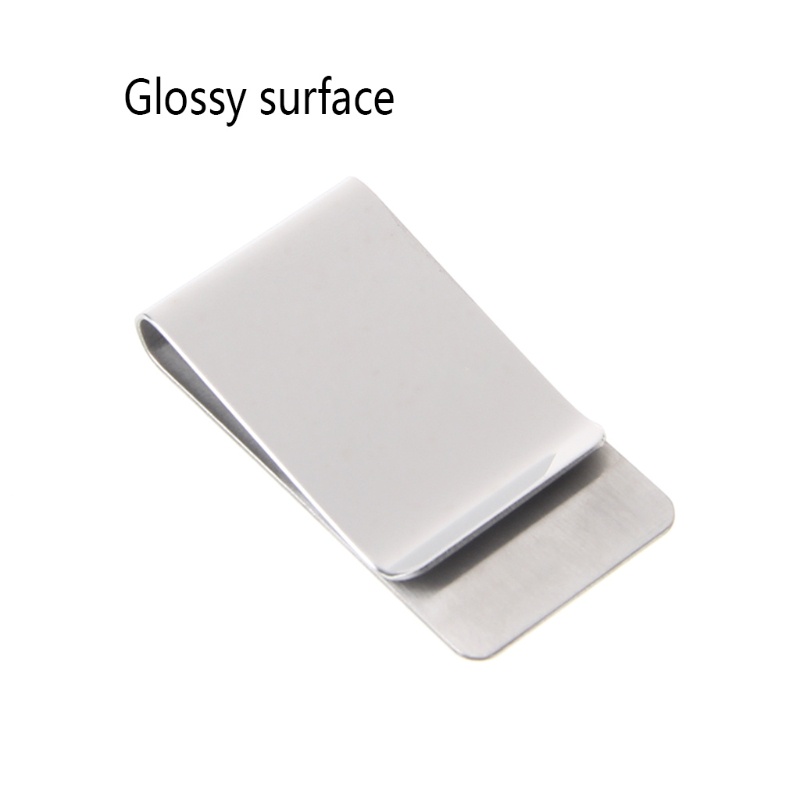 Jenniferab Slim Quality Slim Money Clip Ví đựng thẻ tín dụng Thép không gỉ mới