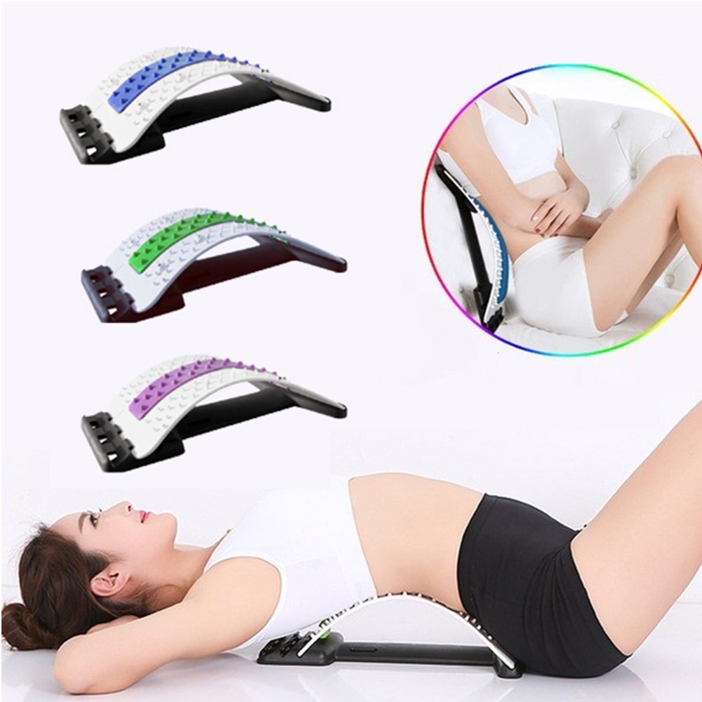 Dụng cụ massage, chỉnh hình lưng, hỗ trợ bảo vệ cột sống 3 tầng có đế điều chỉnh SPORTY YGW35