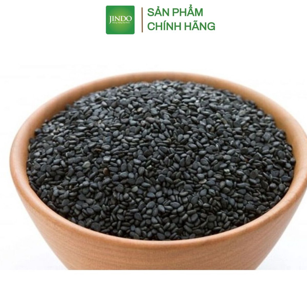 Hạt vừng đen khô thượng hạng JINDO 1kg tác dụng hỗ trợ bổ thận, bổ gan, bổ máu