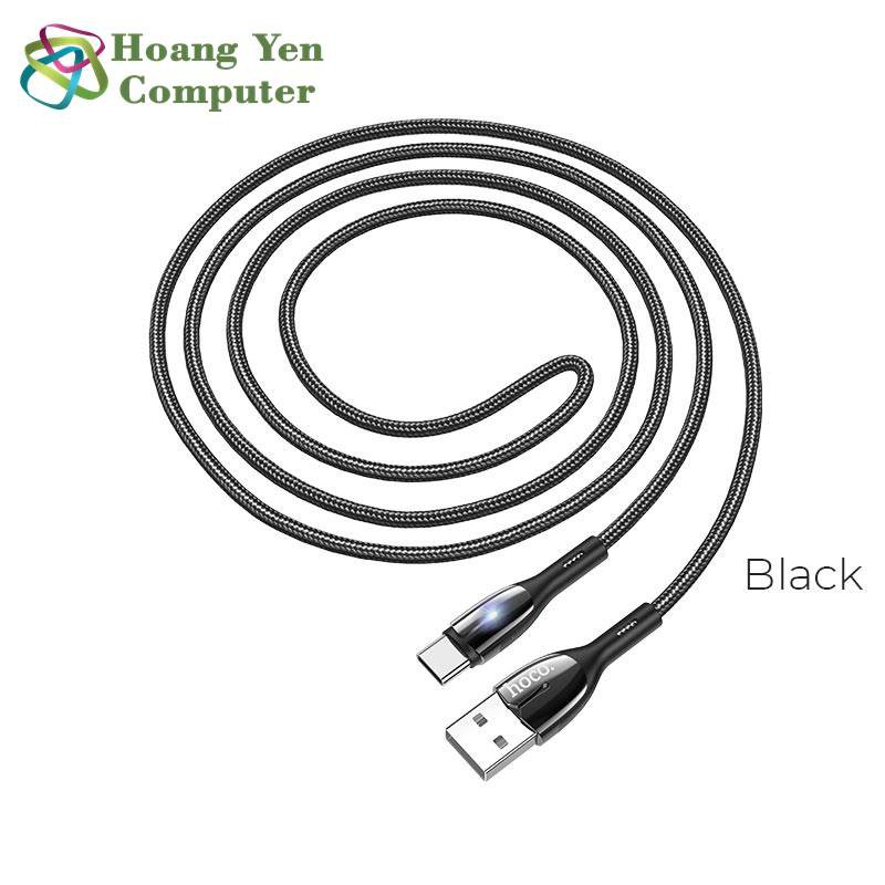 Cáp Sạc TYPE C Hoco U89 Cho Android Dây Dù 1.2M - BH 6 Tháng Chính Hãng (MÀU SẮC NGẪU NHIÊN) - Hoàng Yến Computer