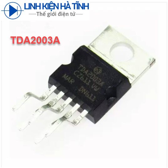 Lot De 50 Pièces - Circuits Intégrés TDA2003A / TDA2003AV (TO-220-5) - Qualité Supérieure