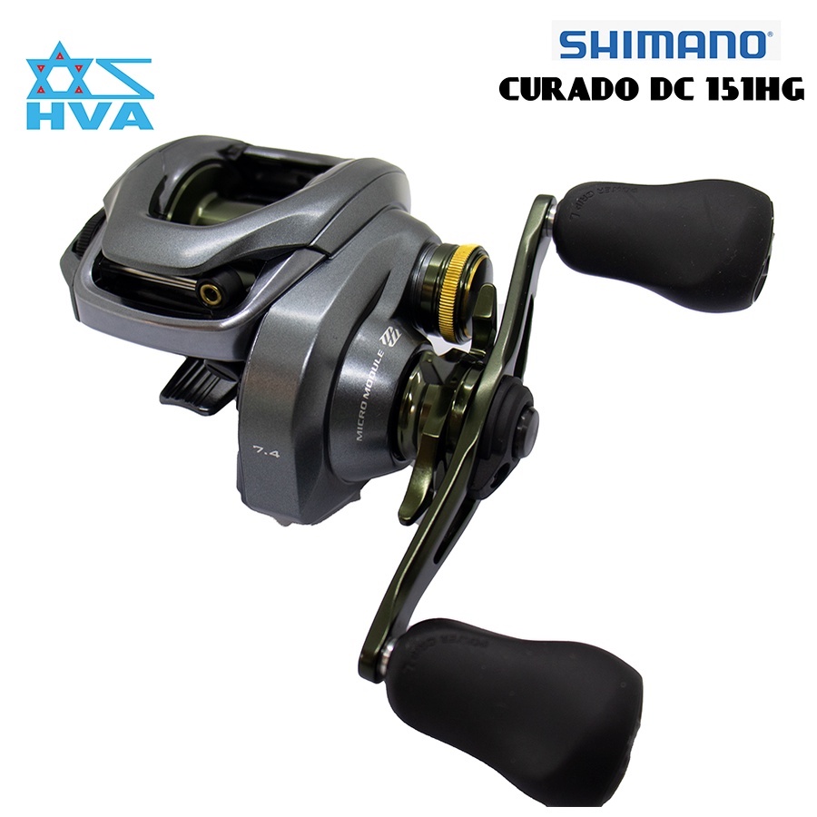 Máy Câu Ngang Shimano CURADO DC 201HG Hệ thống phanh điều khiển kỹ thuật số DC hoạt động tốt cả