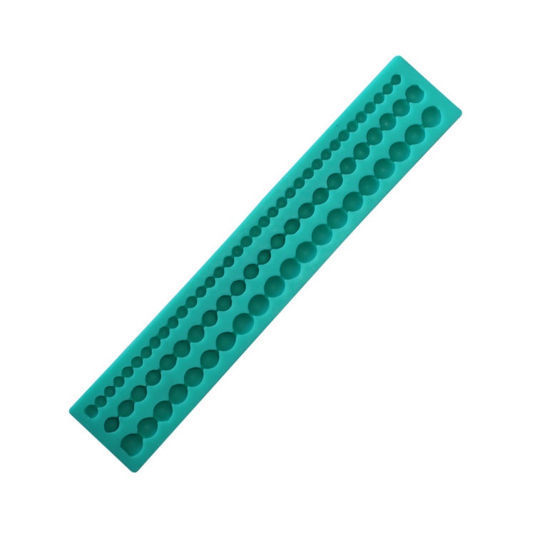 Khuôn Silicone Tạo Hình Làm Bánh Kẹo Hình Vòng cổ Ngọc Trai 3D