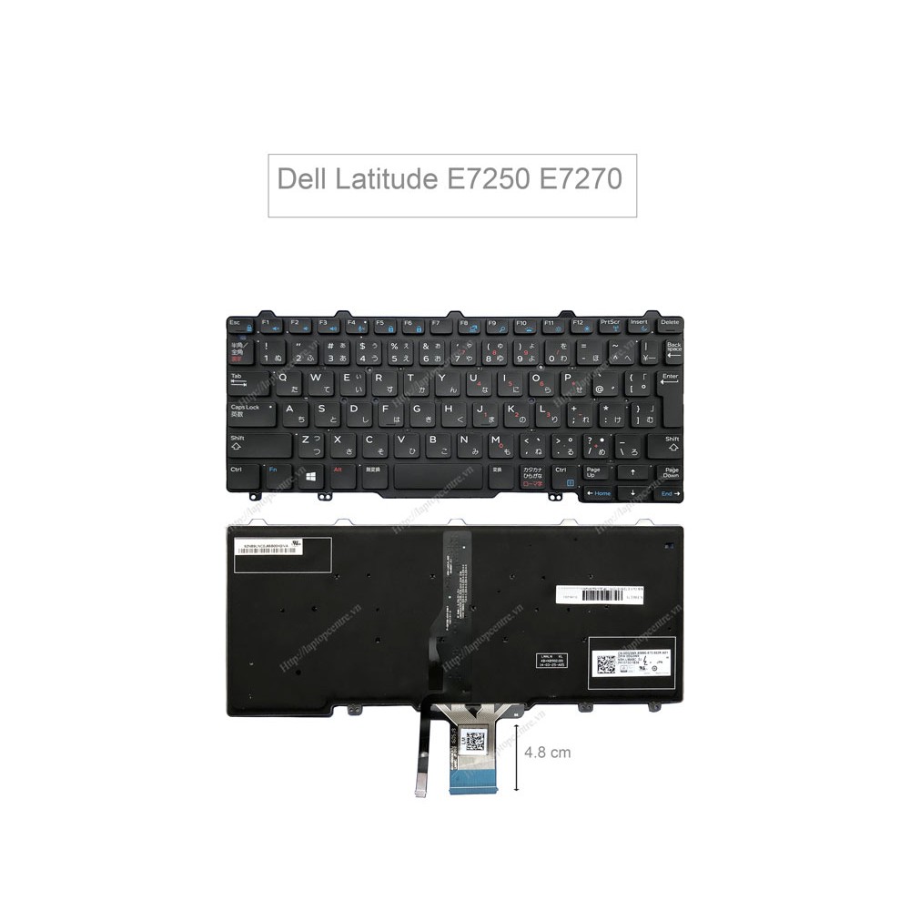Bàn Phím Laptop Dell Latitude E7250 E7270 E5250 3150 3160 E5250 E5270 E7270 Xps 9250 New Bảo Hành Lỗi 1 Đổi 1 I.1567366667