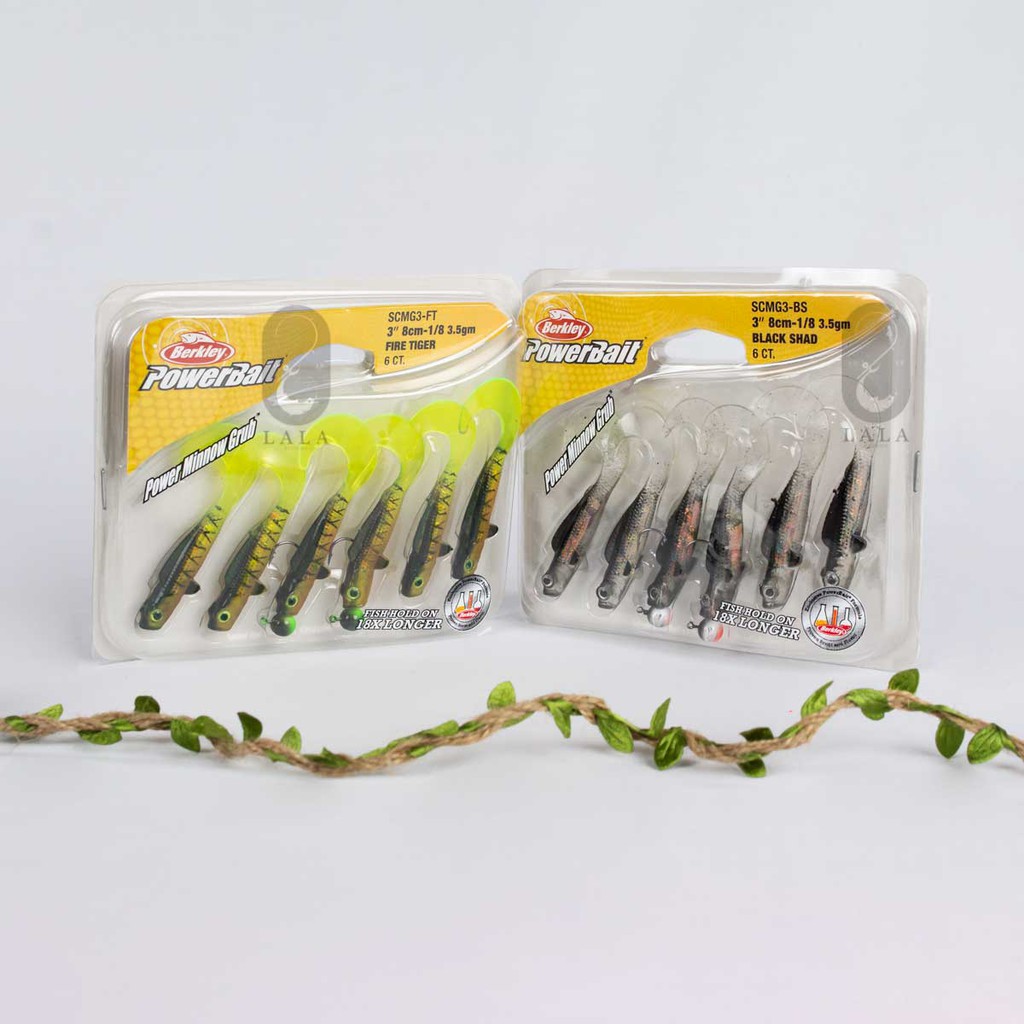 PowerBait 3 Power Minnow Grub - Berkley SCMG3